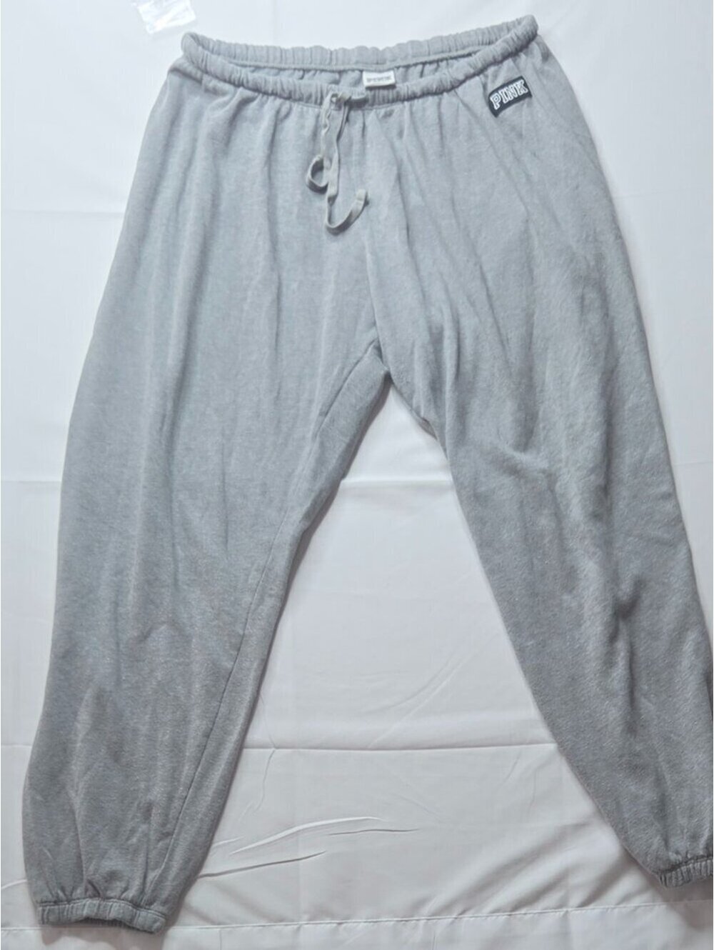 Victoria's Secret PINK Grey Campus Fleece Sweatpants M